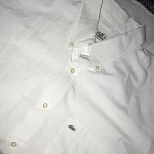 Lacoste Men's Long Sleeve Button Down Solid Shirt